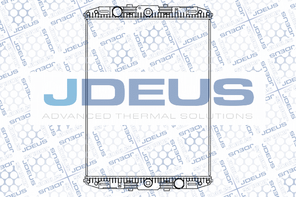Радиатор, охлаждение двигателя JDEUS M-108002B for DAF 95