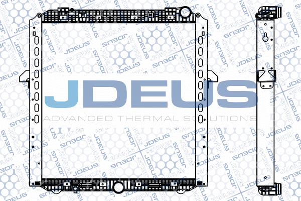 Радиатор, охлаждение двигателя JDEUS M-1171150 for MERCEDES-BENZ ANTOS