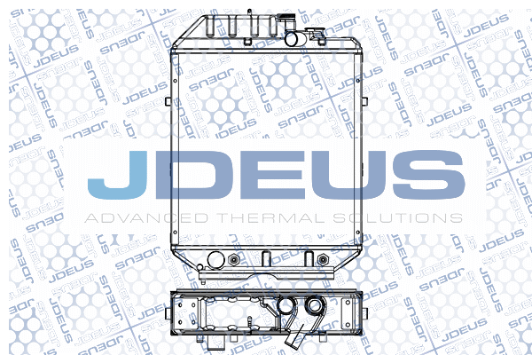 Радиатор, охлаждение двигателя JDEUS M-0600110 for NEW HOLLAND TS110
