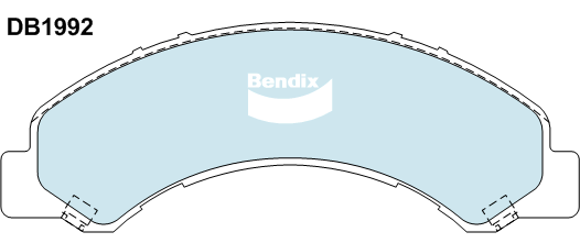 Комплект тормозных колодок, дисковый тормоз BENDIX-AU CVP1992 PTHD for HINO 300 Series