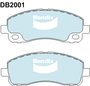 Комплект тормозных колодок, дисковый тормоз BENDIX-AU DB2001 HD for FUSO (MITSUBISHI) CANTER